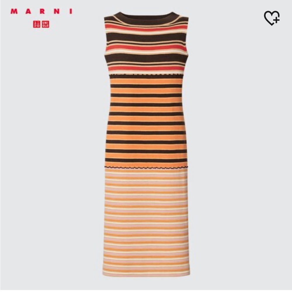 Adorable Uniqlo- Marni collaboration striped dress